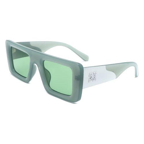 Load image into Gallery viewer, Lumos - Square Retro Two-Tone Thick Frame Flat-Top Sunglasses
