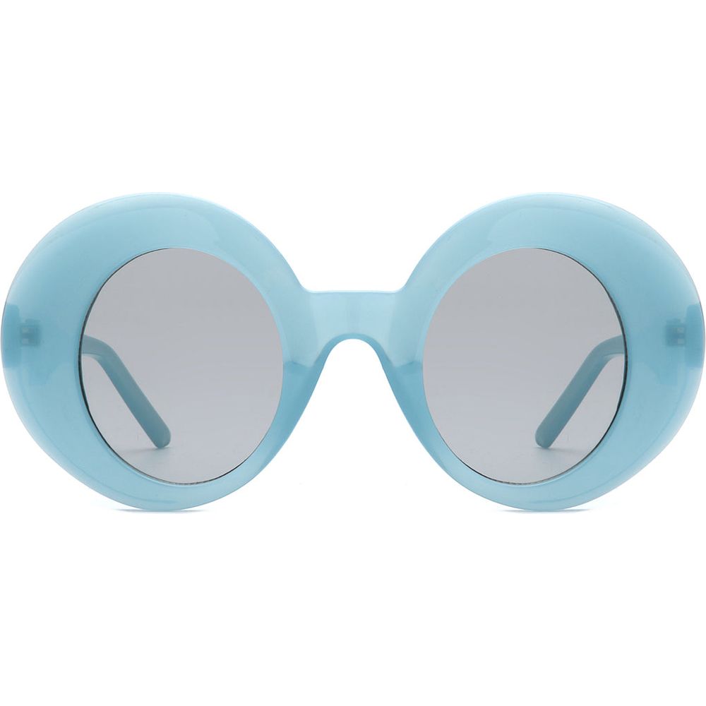 Yoke - Retro Chic Fashion Oversized Round Women's Sunglasses