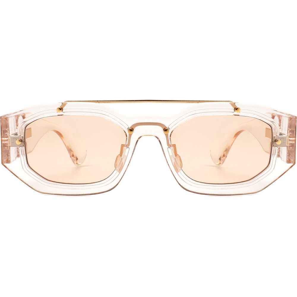 Xanadusk- Geometric Retro Irregular Brow-Bar Square Fashion Sunglasses