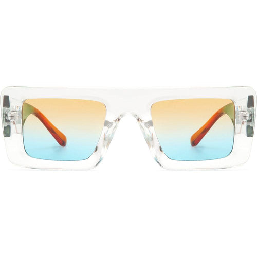 Load image into Gallery viewer, Lumos - Square Retro Two-Tone Thick Frame Flat-Top Sunglasses
