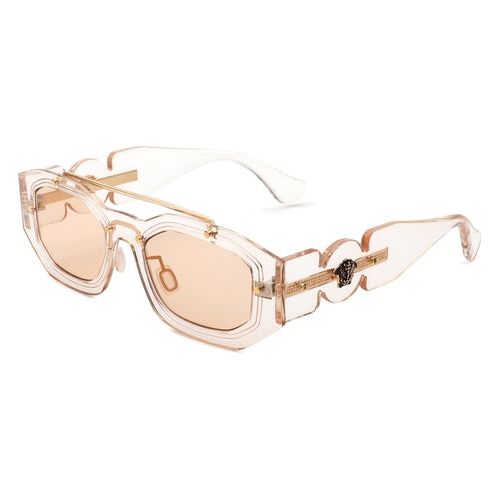 Xanadusk- Geometric Retro Irregular Brow-Bar Square Fashion Sunglasses