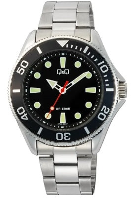 Q&Q Mod. GENT DIVER BLACK-0