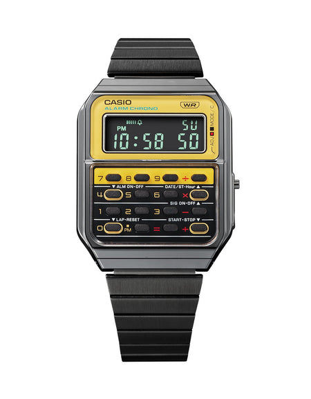 CASIO VINTAGE Mod. CALCULATOR EDGY COLLECTION - YELLOW ***SPECIAL PRICE***-1