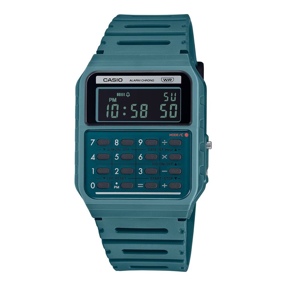 CASIO VINTAGE Mod. CALCULATOR EDGY COLLECTION - Forest Green-0