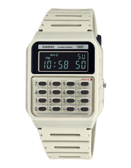 CASIO VINTAGE Mod. CALCULATOR EDGY COLLECTION - CREAM-0