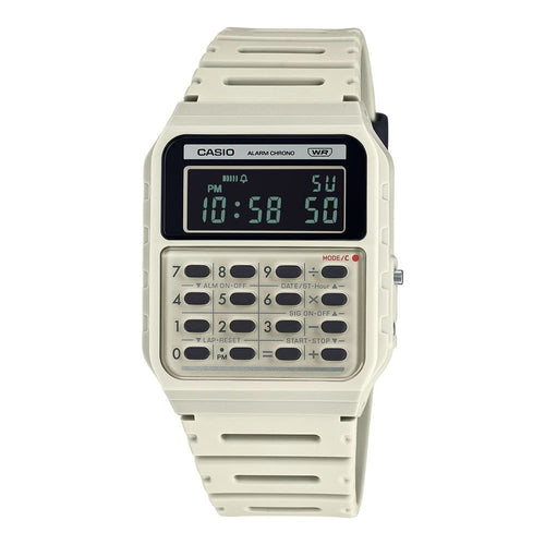 Load image into Gallery viewer, CASIO VINTAGE Mod. CALCULATOR EDGY COLLECTION - CREAM-0
