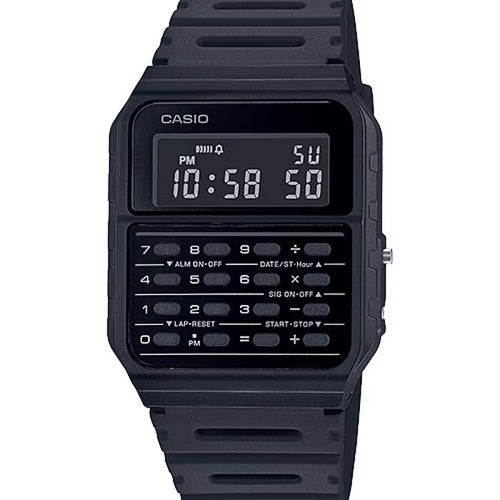 Load image into Gallery viewer, CASIO VINTAGE Mod. CALCULATOR EDGY COLLECTION - FULL BLACK-0
