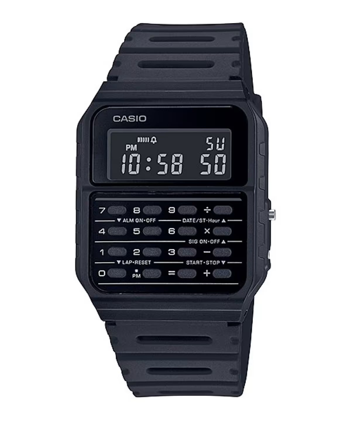 CASIO VINTAGE Mod. CALCULATOR EDGY COLLECTION - FULL BLACK-0