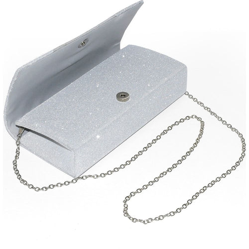 Load image into Gallery viewer, Glitter Evening Bag with Pleats
