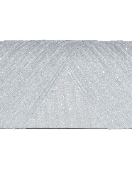 Glitter Evening Bag with Pleats