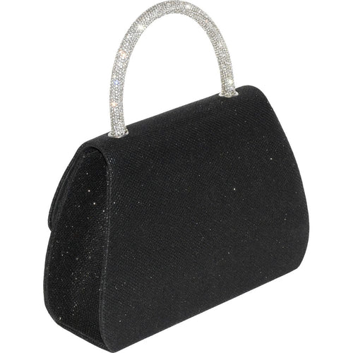 Load image into Gallery viewer, Club Rochelier Evening Bag with Glitter Handle and Bow
