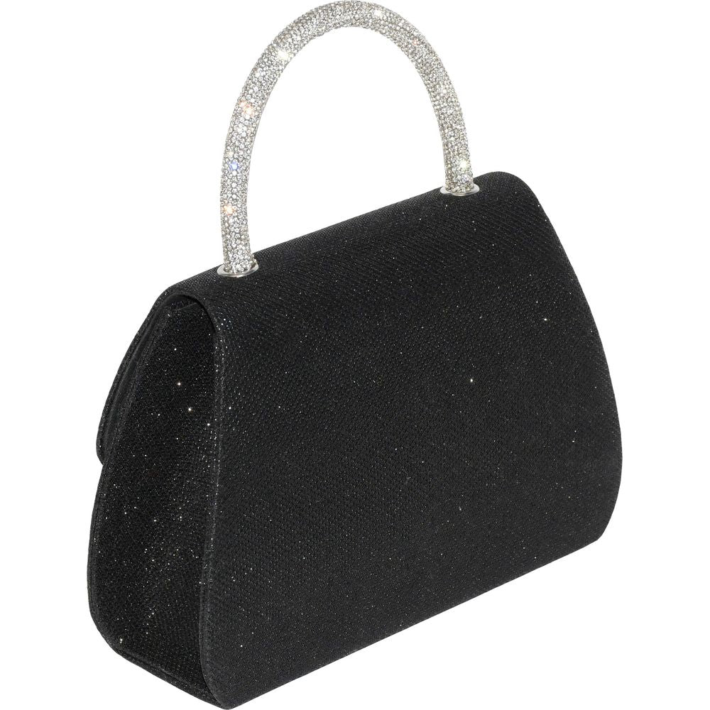 Club Rochelier Evening Bag with Glitter Handle and Bow