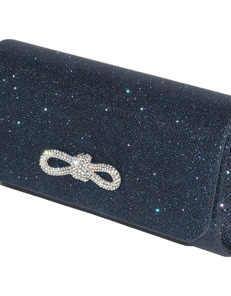 Club Rochelier Evening Bag with Glitter Bow