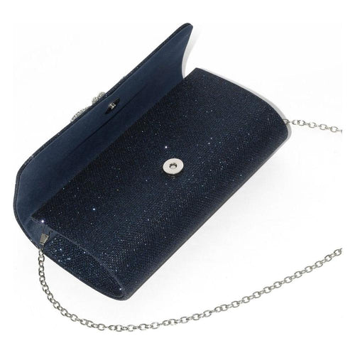 Load image into Gallery viewer, Club Rochelier Evening Bag with Glitter Bow
