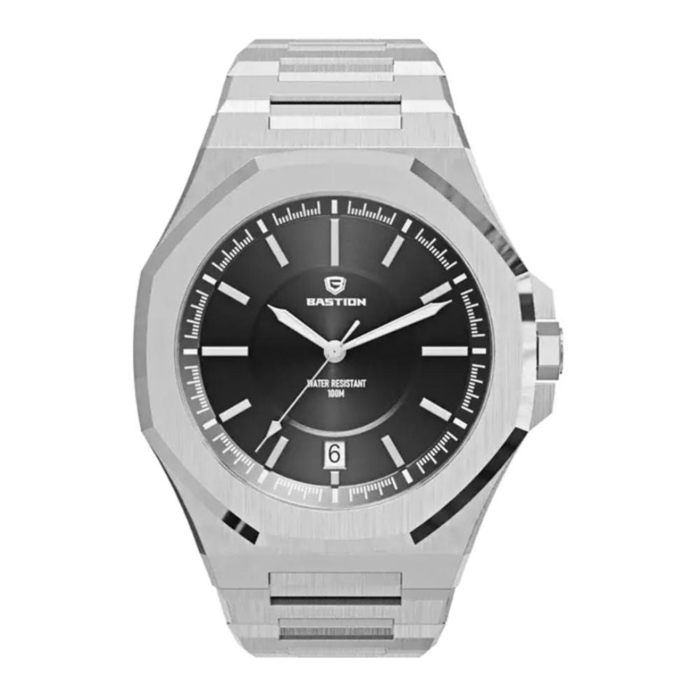 NOMAD - STAINLESS STEEL AUTOMATIC 42MM WATCH, WATERPROOF 10ATM (100m)