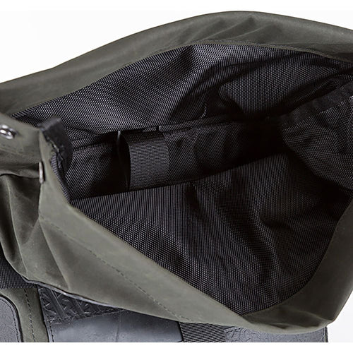 Load image into Gallery viewer, Water Resistant Roll Top Vegan Backpack
