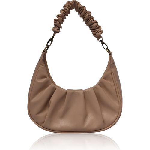 Load image into Gallery viewer, Camille Ruched Leather Bag
