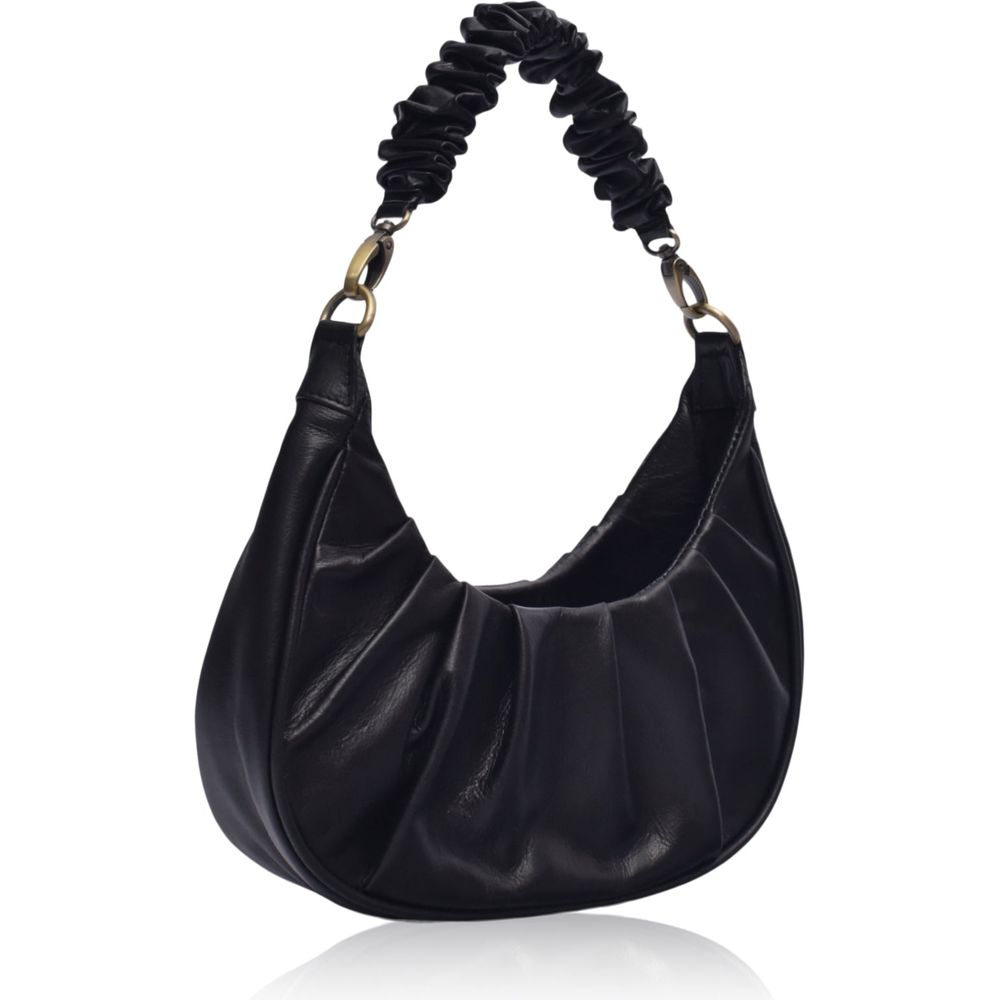 Camille Ruched Leather Bag