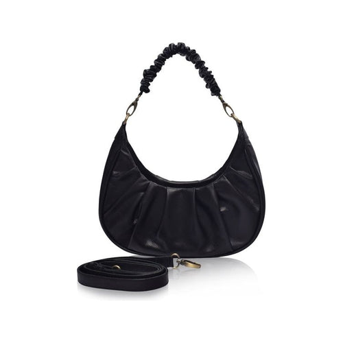 Load image into Gallery viewer, Camille Ruched Leather Bag
