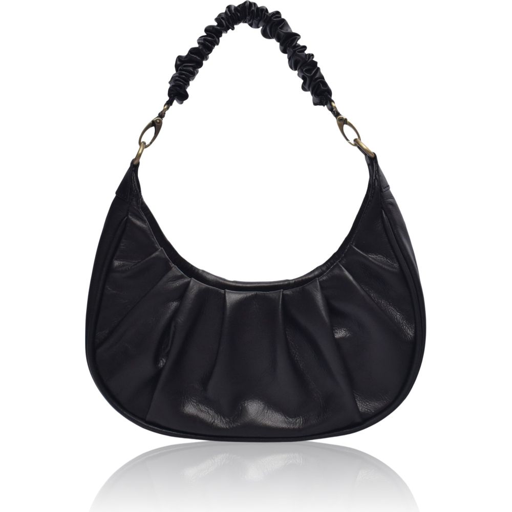 Camille Ruched Leather Bag