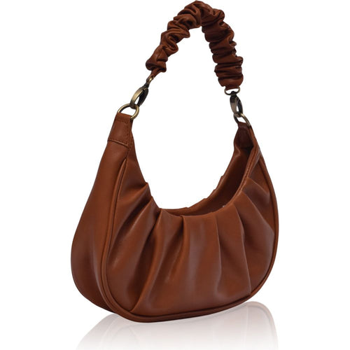 Load image into Gallery viewer, Camille Ruched Leather Bag
