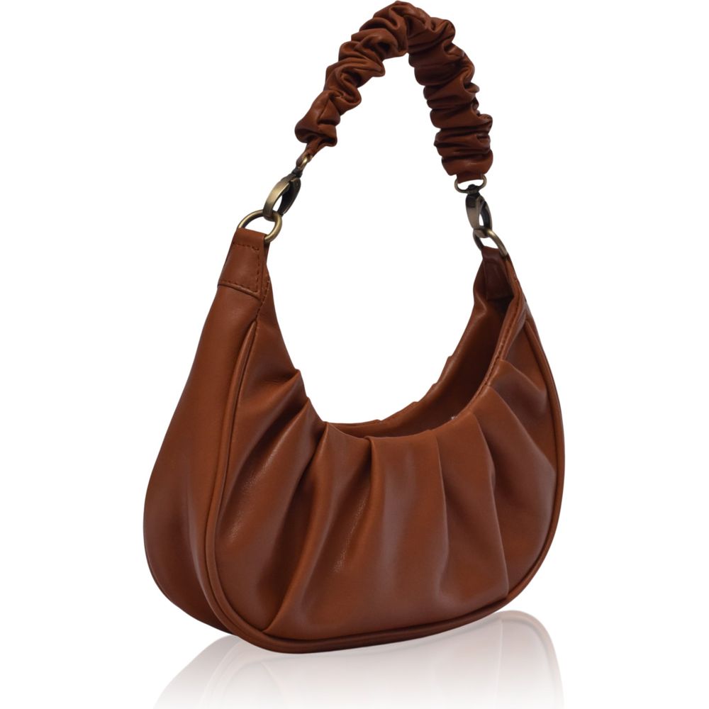 Camille Ruched Leather Bag