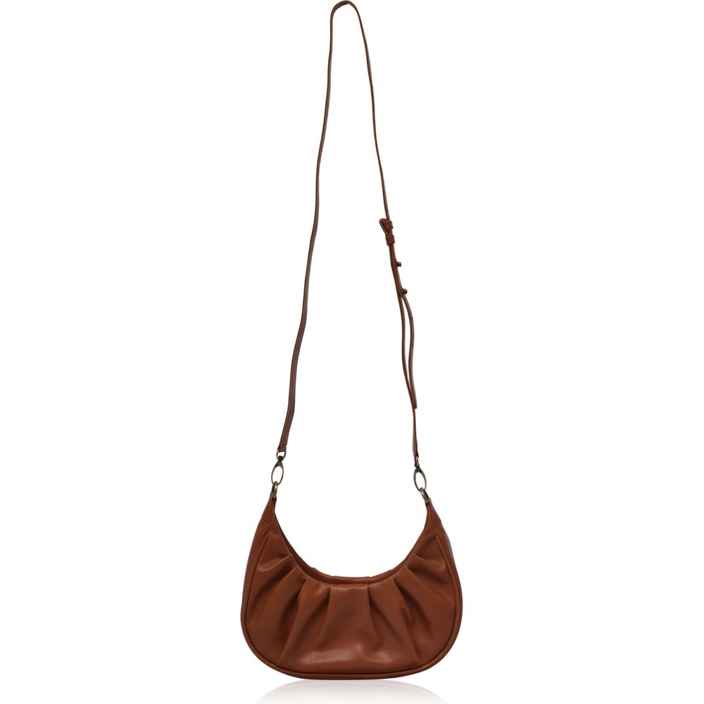 Camille Ruched Leather Bag