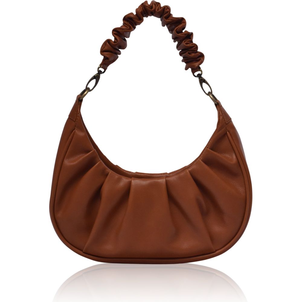 Camille Ruched Leather Bag