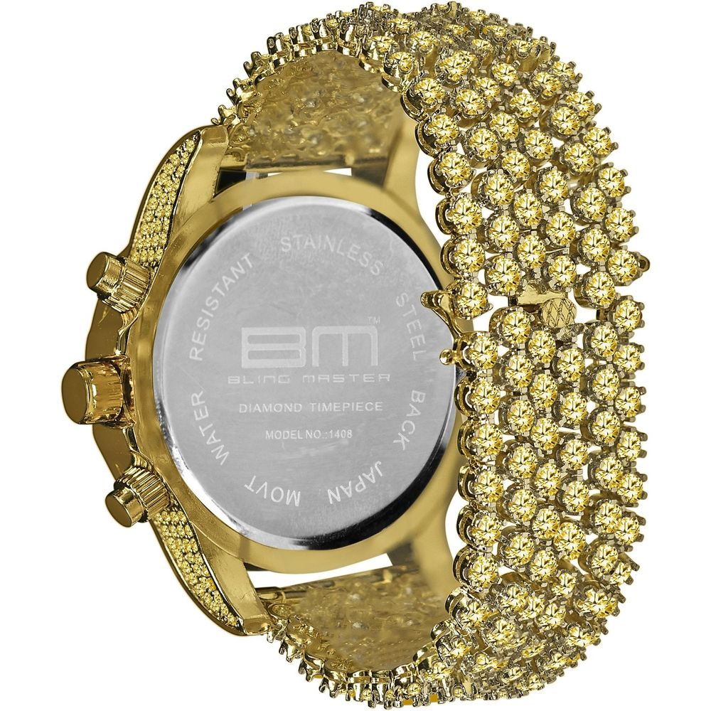 BURNISH CZ ICED OUT WATCH | 5110294