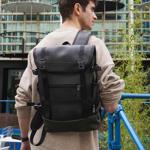 Load image into Gallery viewer, Colonel Vegan Water Resistant Backpack with Laptop Compartment
