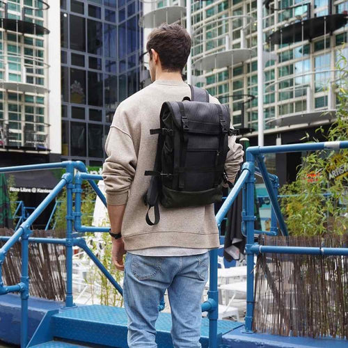 Load image into Gallery viewer, Colonel Vegan Water Resistant Backpack with Laptop Compartment
