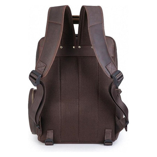 Load image into Gallery viewer, The Gaetano | Large Leather Backpack Camera Bag with Tripod Holder
