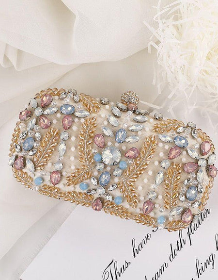 Crystal Clutch Bag for Wedding Party Luxury Rhinestone Clutch Purse