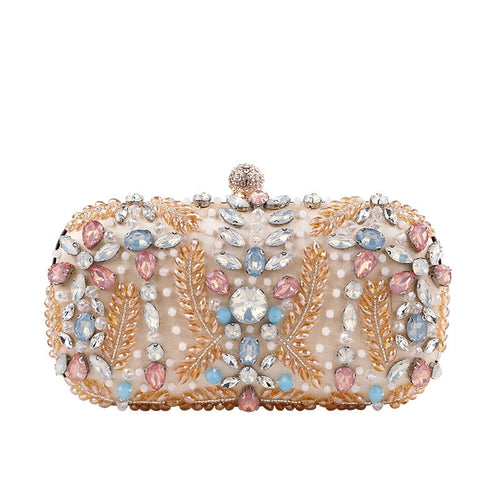 Load image into Gallery viewer, Crystal Clutch Bag for Wedding Party Luxury Rhinestone Clutch Purse
