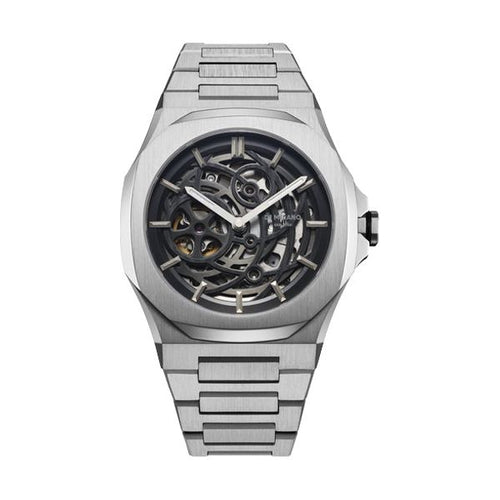 Load image into Gallery viewer, D1 MILANO SKELETON BRACELET Mod. SILVER - Automatic-0
