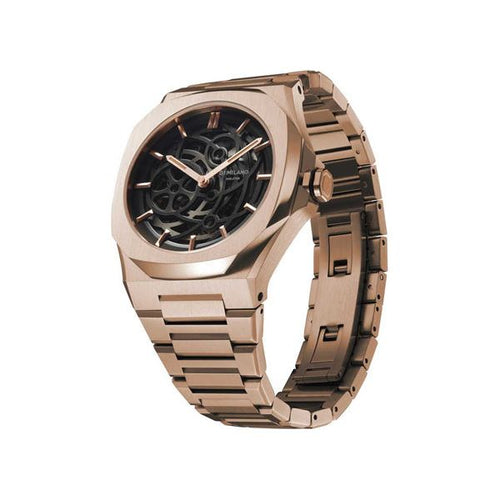 Load image into Gallery viewer, D1 MILANO SKELETON BRACELET Mod. ROSE GOLD - Automatic-3
