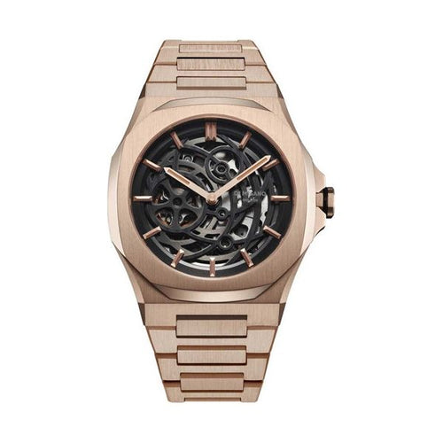 Load image into Gallery viewer, D1 MILANO SKELETON BRACELET Mod. ROSE GOLD - Automatic-0
