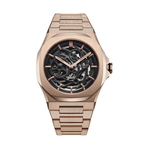 D1 MILANO SKELETON BRACELET Mod. ROSE GOLD - Automatic-0