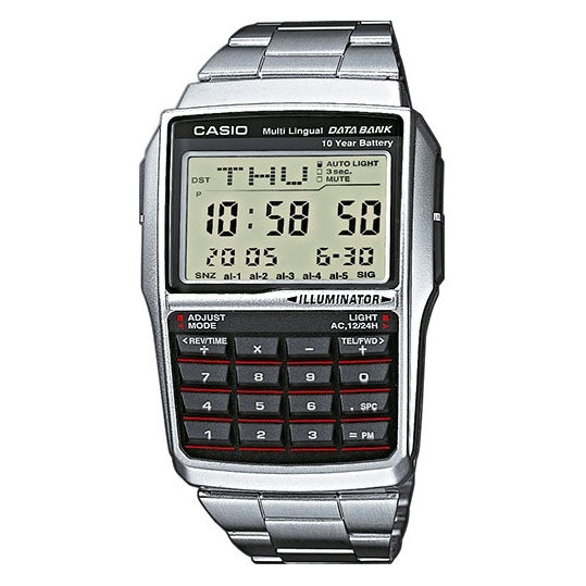 CASIO VINTAGE Mod. DATABANK CALCULATOR - SILVER-0
