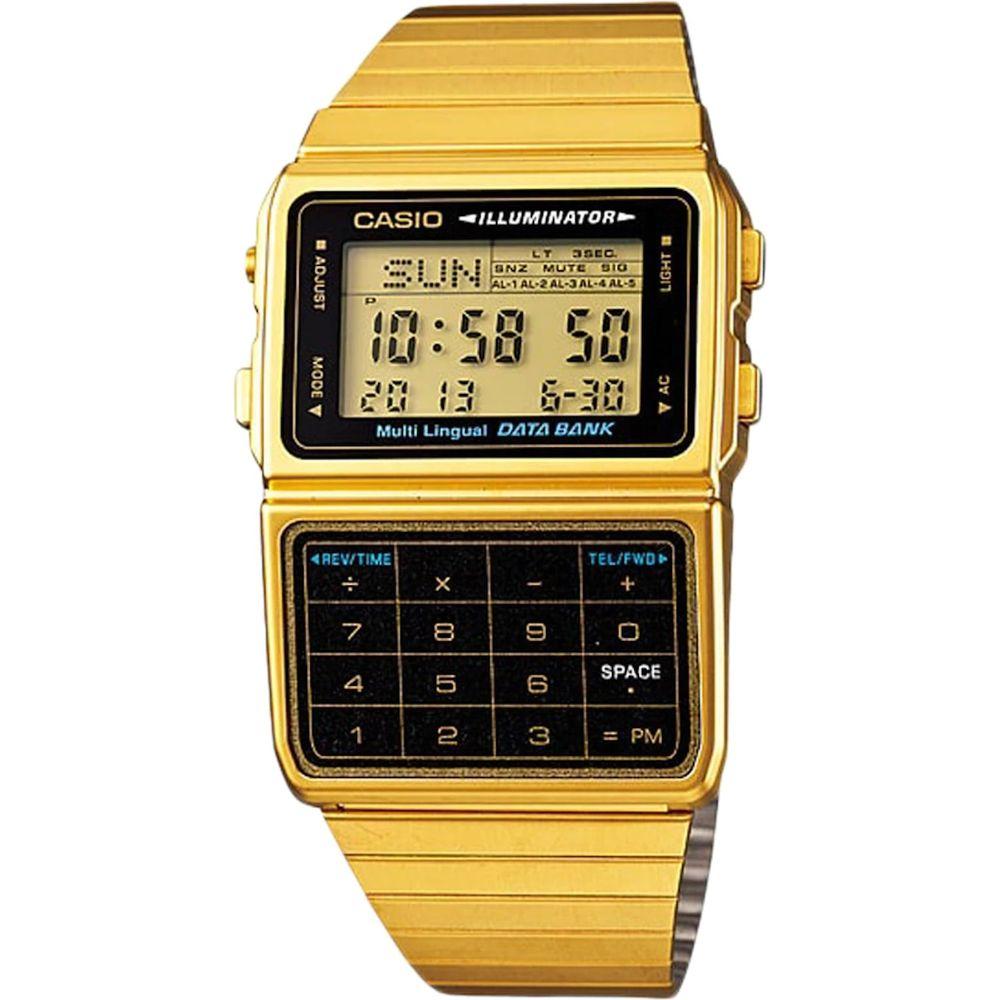 CASIO DATABANK CALCULATOR GOLD-0