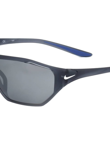 NIKE SUNGLASSES Mod. AERO DRIFT MATTE DARK GREY SILVER - Nike Max Optics lenses-0