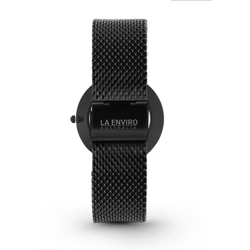 Load image into Gallery viewer, Black Marble Watch With Black Mesh Strap I 40 MM
