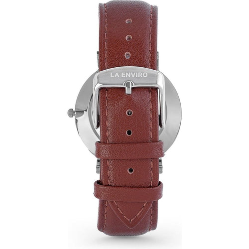Load image into Gallery viewer, SILVER WITH BROWN STRAP I TIERRA 40 MM-2
