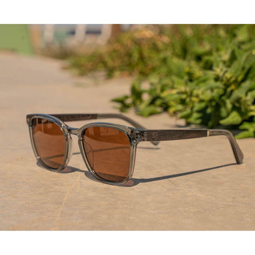 Load image into Gallery viewer, Eddie - Acetate &amp; Wood Sunglasses
