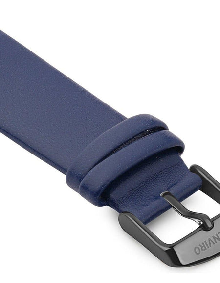 Blue Vegan Leather Unstitched Strap | 20MM
