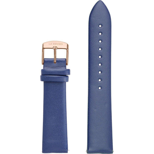 Load image into Gallery viewer, Blue Vegan Leather Unstitched Strap | 20MM
