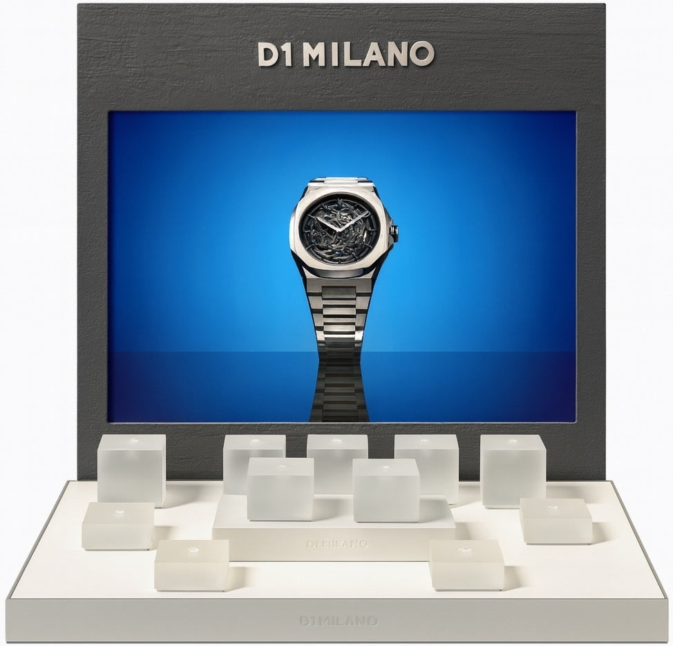 D1 MILANO 11 WATCHES OFFICIAL DISPLAY - 45 x 45 x 30 cm-0