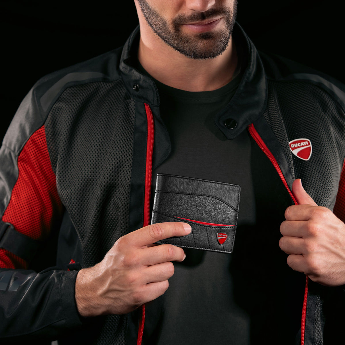 DUCATI LEATHER FASHION ACCESSORIES Mod. DTLGW0000205-3