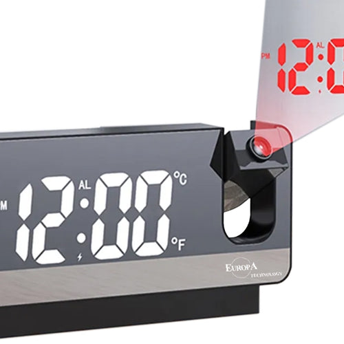 Load image into Gallery viewer, ELITE Sveglia LED con proiezione orario - LED alarm clock with time projection-0
