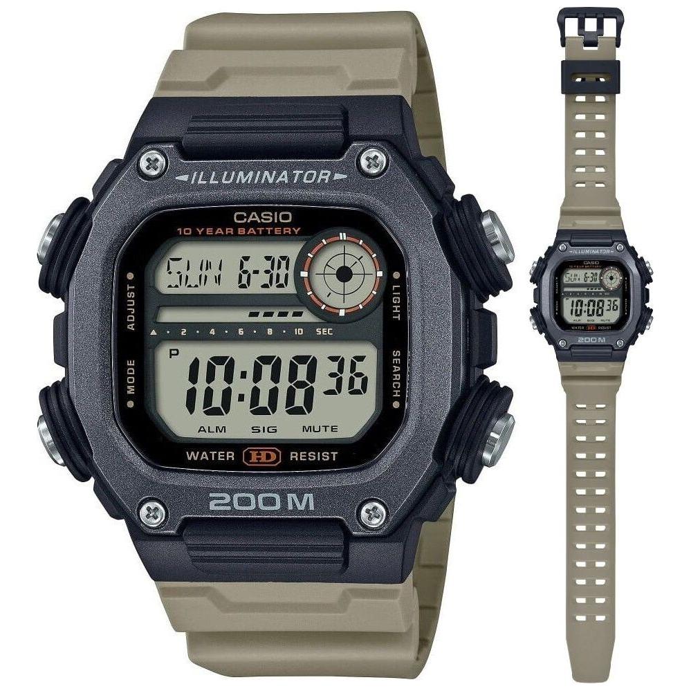 CASIO ILLUMINATOR DIVER 200m, 10 Years Battery - XL Strap-0